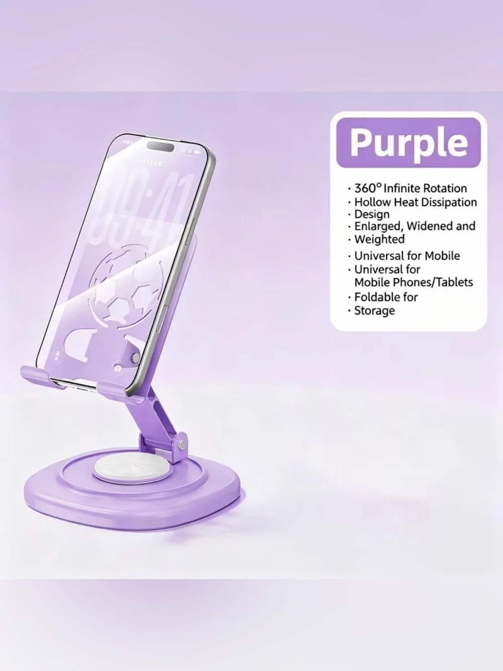 Adjustable Foldable Phone Stand - Picture 2 of 9